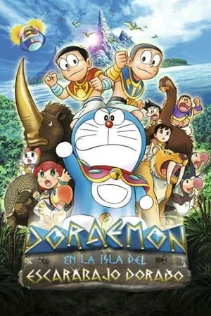 Doraemon en busca del escarabajo dorado portada