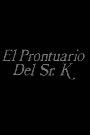 El prontuario del señor K portada