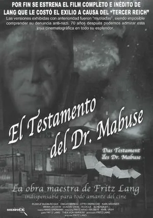 El testamento del Dr. Mabuse portada