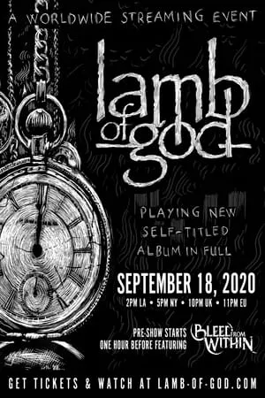 Lamb of God - Self Titled Live Stream portada