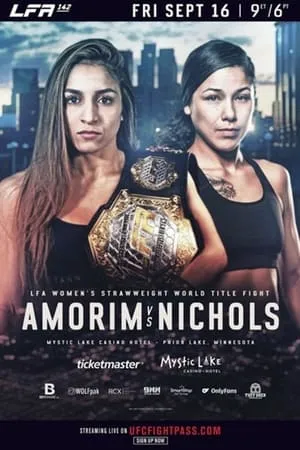 LFA 142: Amorim vs. Nichols portada