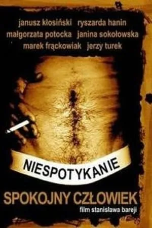 Niespotykanie spokojny człowiek portada