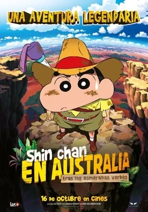 Shin Chan en Australia. Tras las esmeraldas verdes portada