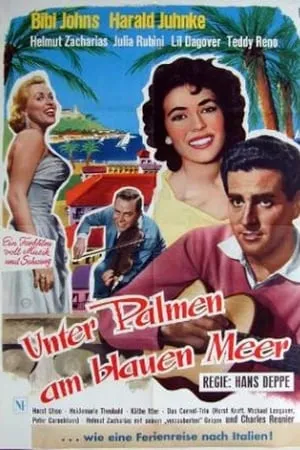 Unter Palmen am blauen Meer portada