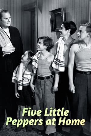 Five Little Peppers at Home portada