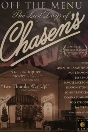 Off the Menu: The Last Days of Chasen's portada