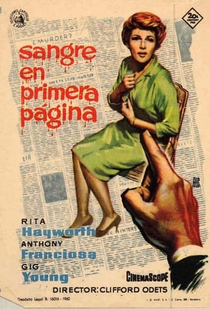 Sangre en primera página portada