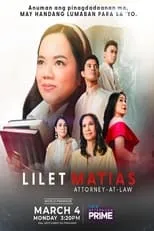 Póster de la temporada 1 de la serie Lilet Matias: Attorney-at-Law