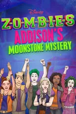 Portada de ZOMBIES: El misterio de la piedra lunar de Addison