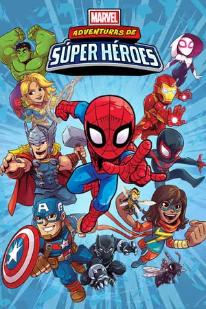 Aventuras de los superhéroes de Marvel portada