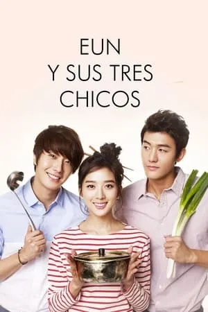 La tienda de ramen de los chicos flores /Eun y sus 3 Chicos. portada