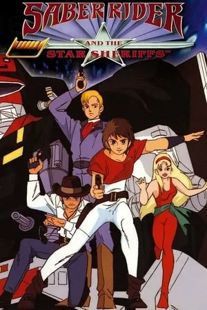 Saber Rider and the Star Sheriffs portada