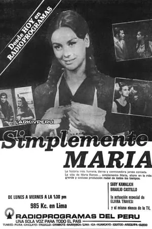 Simplemente María portada