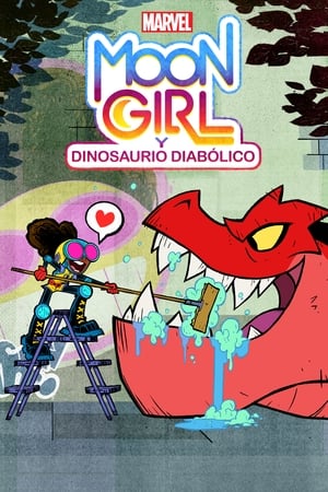 Marvel's Moon Girl y Dinosaurio Diabólico portada